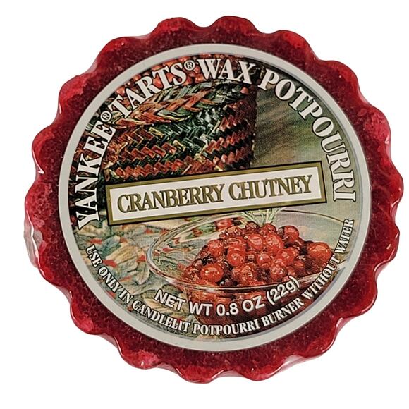 Yankee Candle Wax Tart Scented Melt Lot of 4 Lemon, Cranberry, Balsam, Lavender - Picture 2 of 10